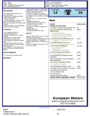 2010 Porsche Cayenne Cayenne